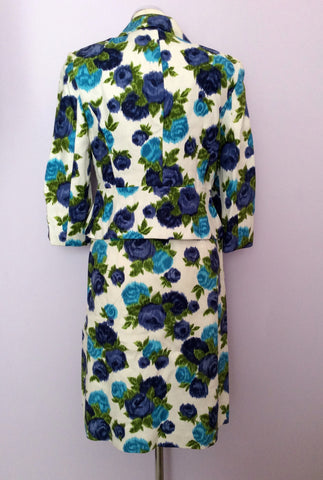 Phase Eight Floral Print Dress & Jacket Suit Size 12/14 - Whispers Dress Agency - Sold - 3