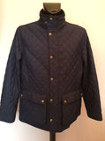 Joules Dark Blue Quilted Jacket Size XL - Whispers Dress Agency - Sold - 1