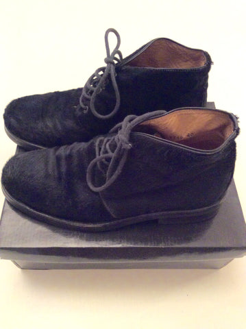 Patrick Cox Black Pony Skin Lace Up Chukka Boots Size 7/40 - Whispers Dress Agency - Mens Boots - 3