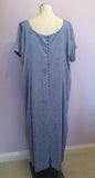 Tailor Made Blue Silk Dress & Long Jacket Size 22 - Whispers Dress Agency - Sold - 6