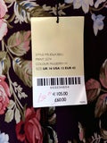 Brand New Laura Ashley Mulberry Floral Print Silk Long Skirt Size 16 - Whispers Dress Agency - Sold - 2