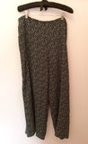Jaeger Navy Blue & White Spot Top & Trousers Suit Size 16 - Whispers Dress Agency - Womens Suits & Tailoring - 5