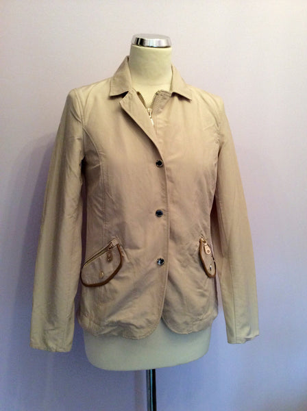 Massimo Dutti Beige Jacket Size S - Whispers Dress Agency - Womens Coats & Jackets - 1