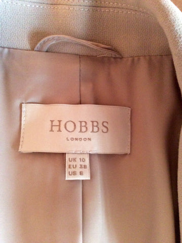 Hobbs Beige Suit Jacket Size 10 - Whispers Dress Agency - Sold - 4