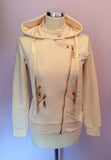 Brand New Josh V Cream & Gold Hooded Zip Top Size XS - Whispers Dress Agency - Sold - 2