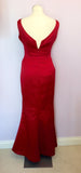 Kelsey Rose Red Satin Long Evening / Ball Dress Size 10 - Whispers Dress Agency - Sold - 4