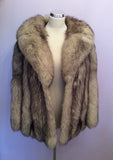 Vintage Blue Fox Fur Jacket Size S/M - Whispers Dress Agency - Sold - 6