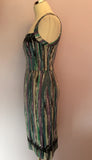 Coast Print Cotton Pencil Dress Size 12 - Whispers Dress Agency - Womens Dresses - 2