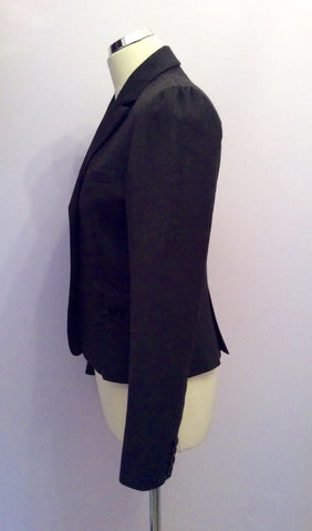 Whistles Dark Grey Wool Skirt Suit Size 10 - Whispers Dress Agency - Sold - 4