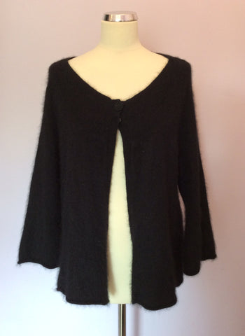 Marks & Spencer Autograph Black Angora Blend Cardigan Size 20 - Whispers Dress Agency - Sold - 1