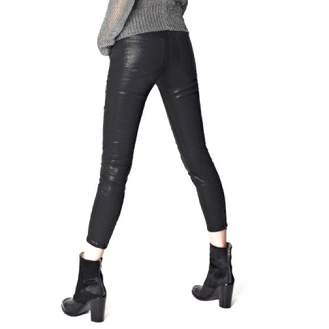 Brand New All Saints Black Shimmer Skinny Crop Jeans Size 26W - Whispers Dress Agency - Sold - 2