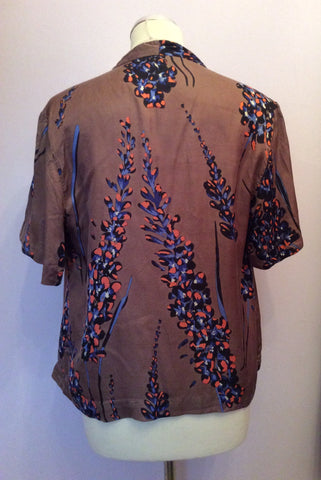 Great Plains Brown Print Top/Jacket & Long Skirt Size M, UK 16 - Whispers Dress Agency - Womens Suits & Tailoring - 4