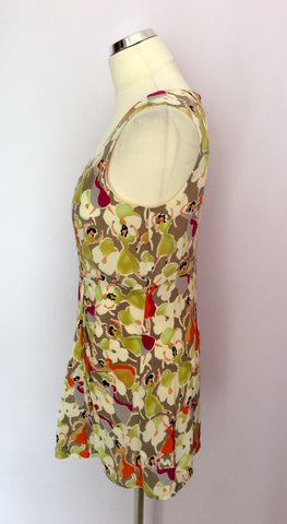 Ted Baker Multi Coloured Dancing Girls Silk Top Size 2 UK 10/12 - Whispers Dress Agency - Womens Tops - 2