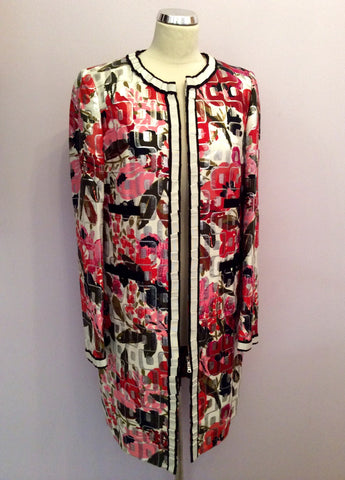 Brand New Dolce & Gabbana Multi Print Coat Size 46 Uk 14 - Whispers Dress Agency - Womens Coats & Jackets - 1