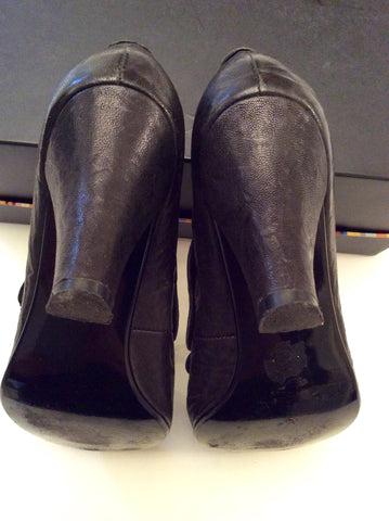 Office Black Leather Shoe / Boots Size 7/40 - Whispers Dress Agency - Womens Heels - 5