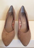 Brand New Tamaris Beige Suede Court Shoes Size 3.5/36 - Whispers Dress Agency - Womens Heels - 3
