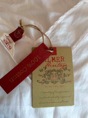 BRAND NEW FALMER HERITAGE WHITE COTTON SUMMER DRESS SIZE 16 - Whispers Dress Agency - Womens Dresses - 3