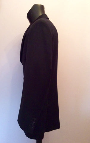 Yves Saint Laurent Black Wool Suit Jacket Size 42L - Whispers Dress Agency - Mens Suits & Tailoring - 2
