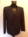 JAEGER CHARCOAL GREY CHECK WOOL SUIT SIZE 40R/36W - Whispers Dress Agency - Mens Suits & Tailoring - 2