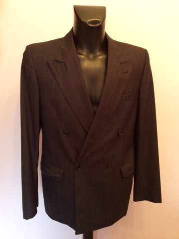 JAEGER CHARCOAL GREY CHECK WOOL SUIT SIZE 40R/36W - Whispers Dress Agency - Mens Suits & Tailoring - 2