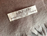 Vintage Jaeger Light Brown Lambswool Scarf - Whispers Dress Agency - Sold - 2