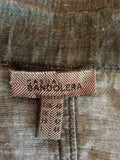 BANDOLERA CHARCOAL GREY COTTON & LINEN JACKET SIZE 14 - Whispers Dress Agency - Womens Coats & Jackets - 3