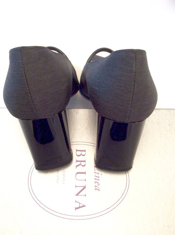 Italian Made Di Sandro Grey & Black Mary Jane Heels Size 6/39 - Whispers Dress Agency - Sold - 4