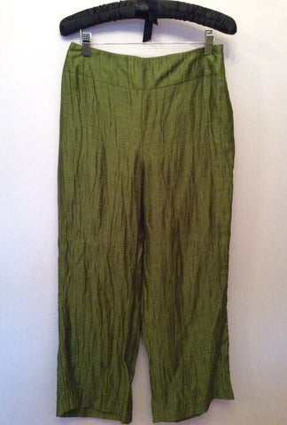 Kaliko Green Linen Blend Trouser Suit Size 10 - Whispers Dress Agency - Womens Suits & Tailoring - 5
