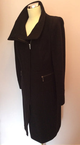 Planet Black Wool Blend Coat Size 12 - Whispers Dress Agency - Sold - 2