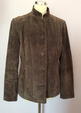 Lakeland Brown Suede Jacket Size 14 - Whispers Dress Agency - Womens Coats & Jackets - 1