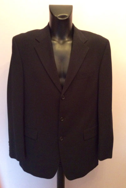 Hugo Boss Black Wool Suit Jacket Size 42 - Whispers Dress Agency - Mens Suits & Tailoring - 1