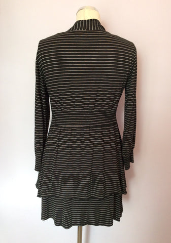 The Masai Clothing Company Black & White Stripe Top & Cardigan Size S - Whispers Dress Agency - Sold - 2