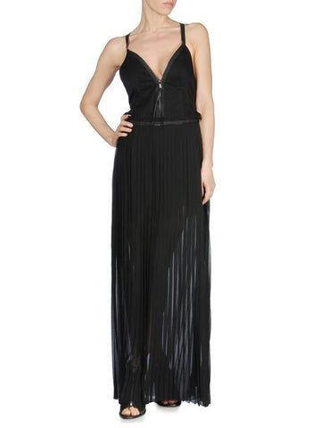 Brand New Diesel D-Furcass-A Black Pleated Maxi Dress Size XL - Whispers Dress Agency - Womens Dresses - 1