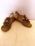 Brand New Reiker Brown Antistress Sandals Size 5/38 - Whispers Dress Agency - Sold - 2