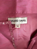 Gerard Deral Pink Silk Beaded Edge Short Bolero Jacket Size 44 UK 16 - Whispers Dress Agency - Sold - 4