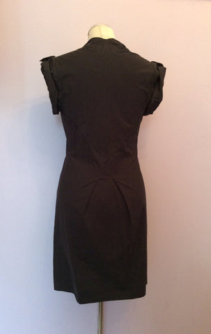 All Saints Black Cotton Cardea Shirt Dress Size 10 - Whispers Dress Agency - Sold - 5