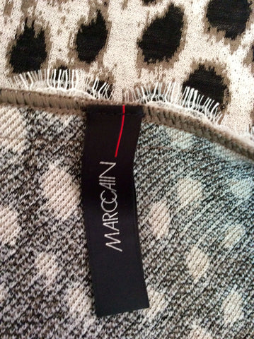 Brand New Marccain Leopard Print Wool Blend Dress Size N5 UK 14/16 - Whispers Dress Agency - Sold - 4