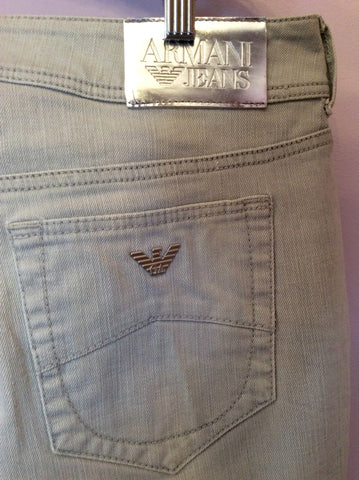 Brand New Armani Light Grey Jeans Size 33 36W/35L - Whispers Dress Agency - Womens Jeans - 2