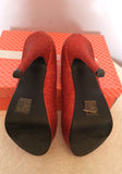 Jennika Red Glitter Platform Heel Shoes Size 6/39 - Whispers Dress Agency - Womens Heels - 4