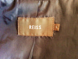 Reiss Black Cotton Blend Belted Jacket Size Small - Whispers Dress Agency - Sold - 5