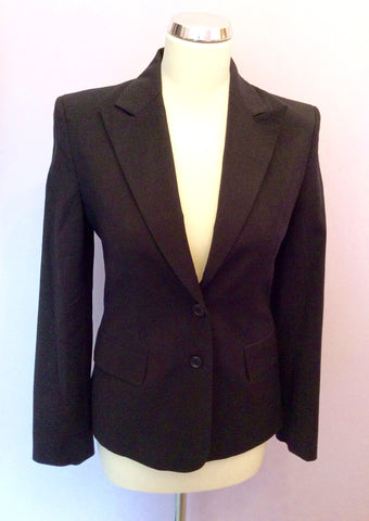French Connection Black Wool Blend Skirt Suit Size 8/10 - Whispers Dress Agency - Sold - 2
