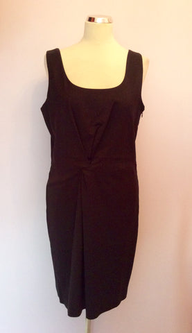 BRAND NEW ARMANI EXCHANGE BLACK PONTE MINI DRESS SIZE 14 - Whispers Dress Agency - Sold - 2