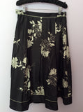 Jacques Vert Black & Ivory Floral Print Top & Skirt Size 10/12 - Whispers Dress Agency - Womens Suits & Tailoring - 5