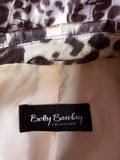 BETTY BARCLAY IVORY & BROWN PRINT JACKET SIZE 12 - Whispers Dress Agency - Womens Coats & Jackets - 4