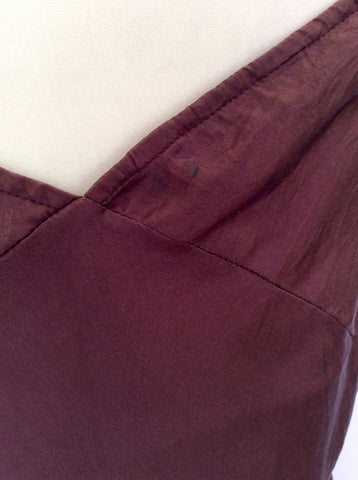 Monsoon Brown Silk Dress Size 10 - Whispers Dress Agency - Womens Dresses - 5