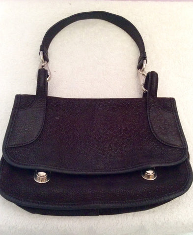 Prada Brown Nu Buck Leather Shoulder Bag - Whispers Dress Agency - Sold - 1