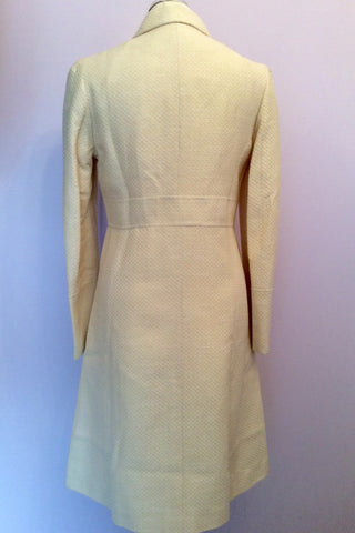 Brand New Sticky Fingers Lemon / Natural Cotton Blend Occasion Coat Size 10 - Whispers Dress Agency - Sold - 3