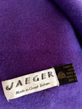 Vintage Jaeger Purple Lambswool Scarf - Whispers Dress Agency - Sold - 2
