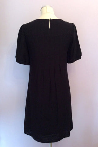 Monsoon Black Beaded Neckline Dress Size 8 - Whispers Dress Agency - Womens Dresses - 3