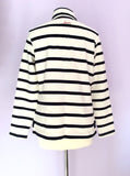 Joules Black & White Stripe Cotton Top Size 12/M - Whispers Dress Agency - Sold - 2